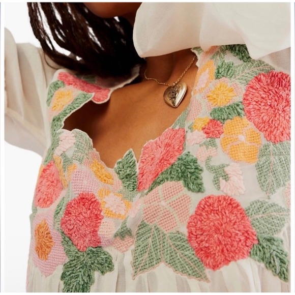 New! Free People‎ Madeline Tunic Cream
Combo Sz Small $168 - Picture 5 of 9